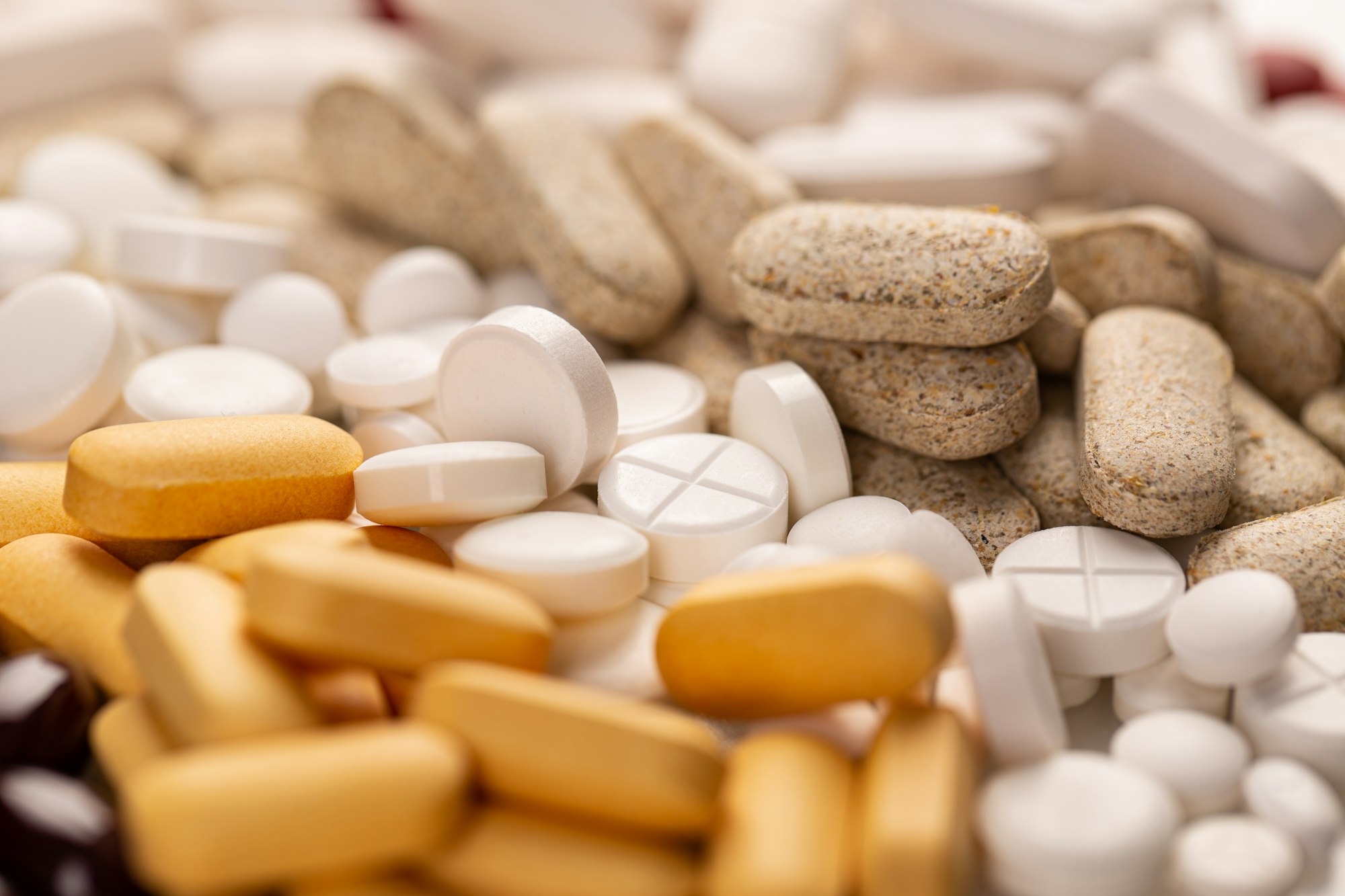 Assorted pharmaceutical medicine pills